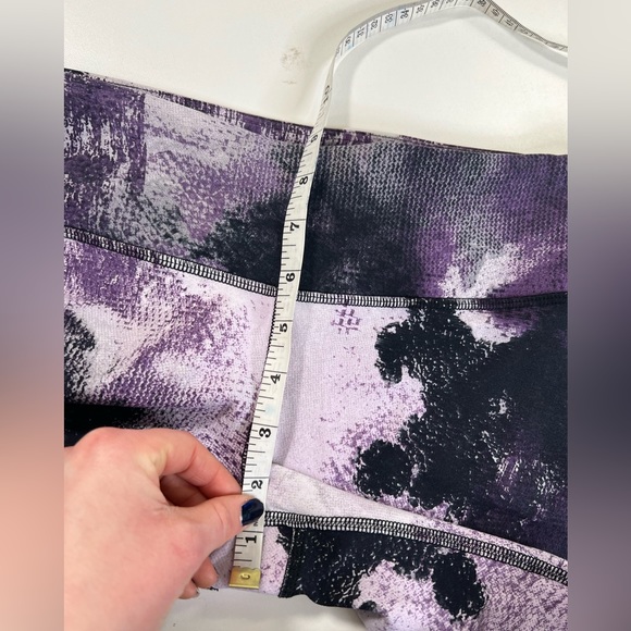 Alo Yoga Goddess Ribbed Legging in Purple and Black - Picture 9 of 9